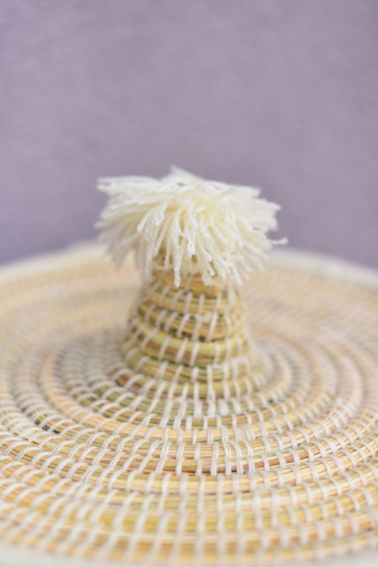 Panier à linge naturel avec couvercle 40 cm
