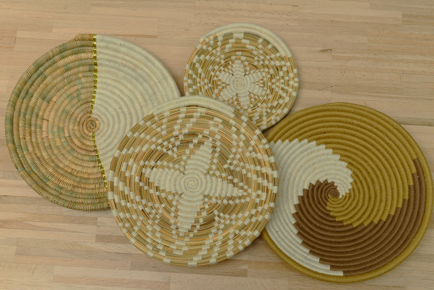 Corbeille TBEG blanc/naturel étoile 30 cm