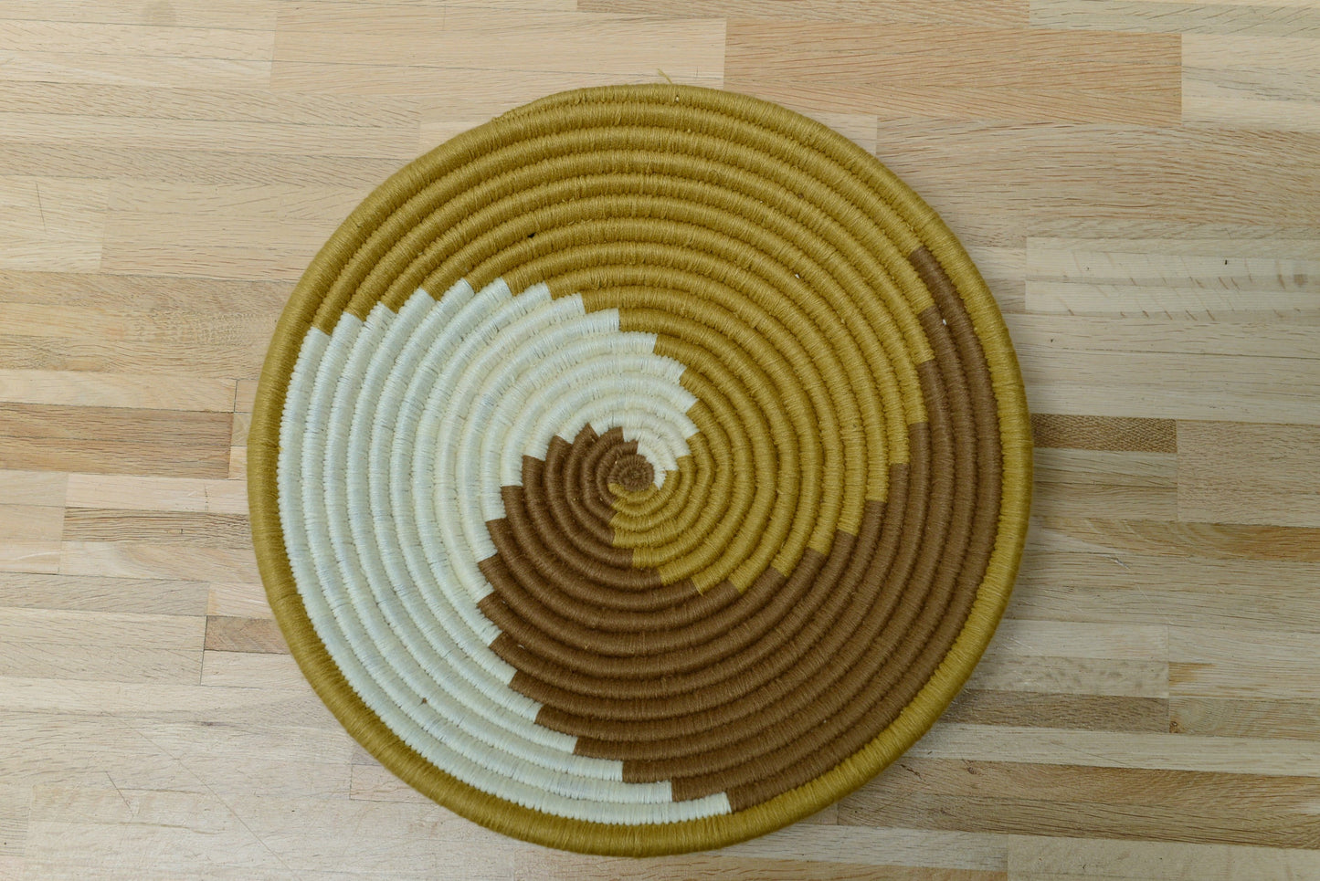Corbeille TBEG blanc/naturel 43 cm