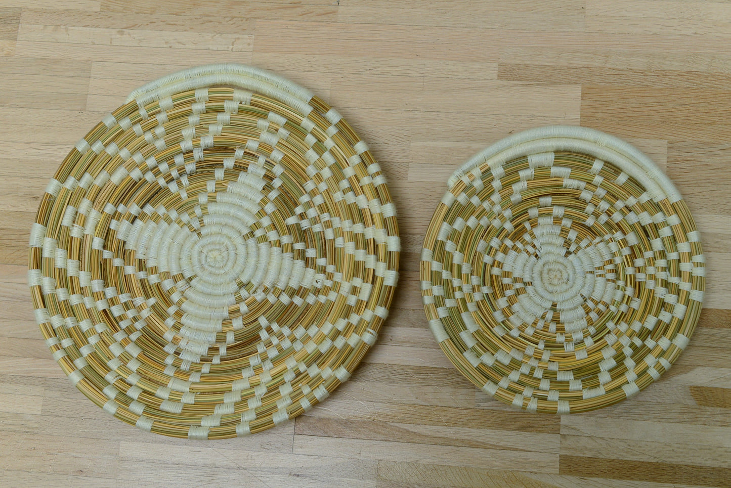 Corbeille TBEG blanc/naturel étoile 40 cm