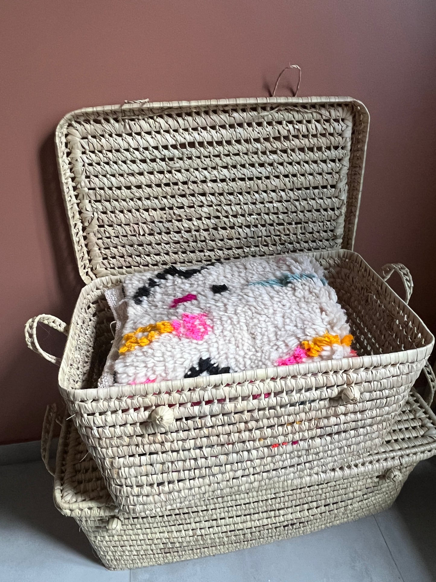 Panier à linge rectangulaire 80 cm