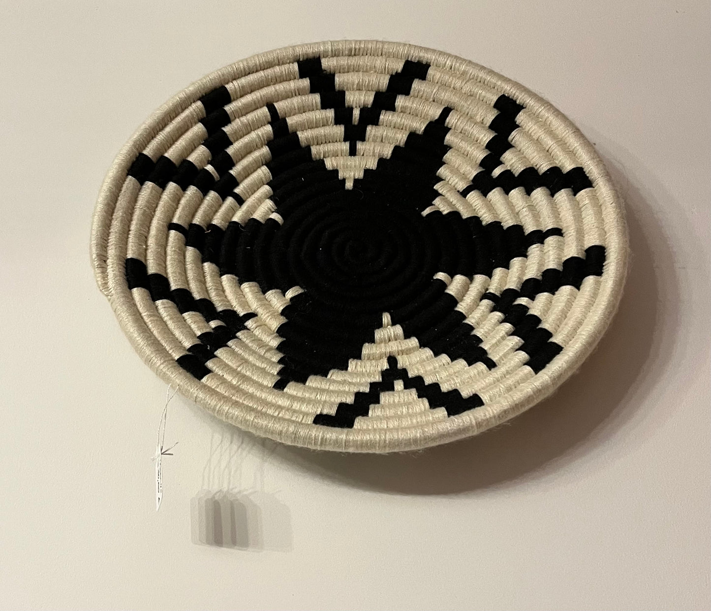 Corbeille TBEG blanc/noir 40 cm