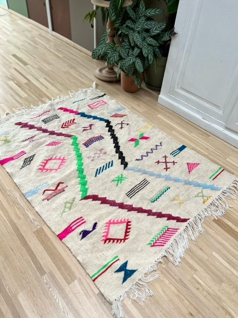 Tapis motifs berbères 90/145 cm