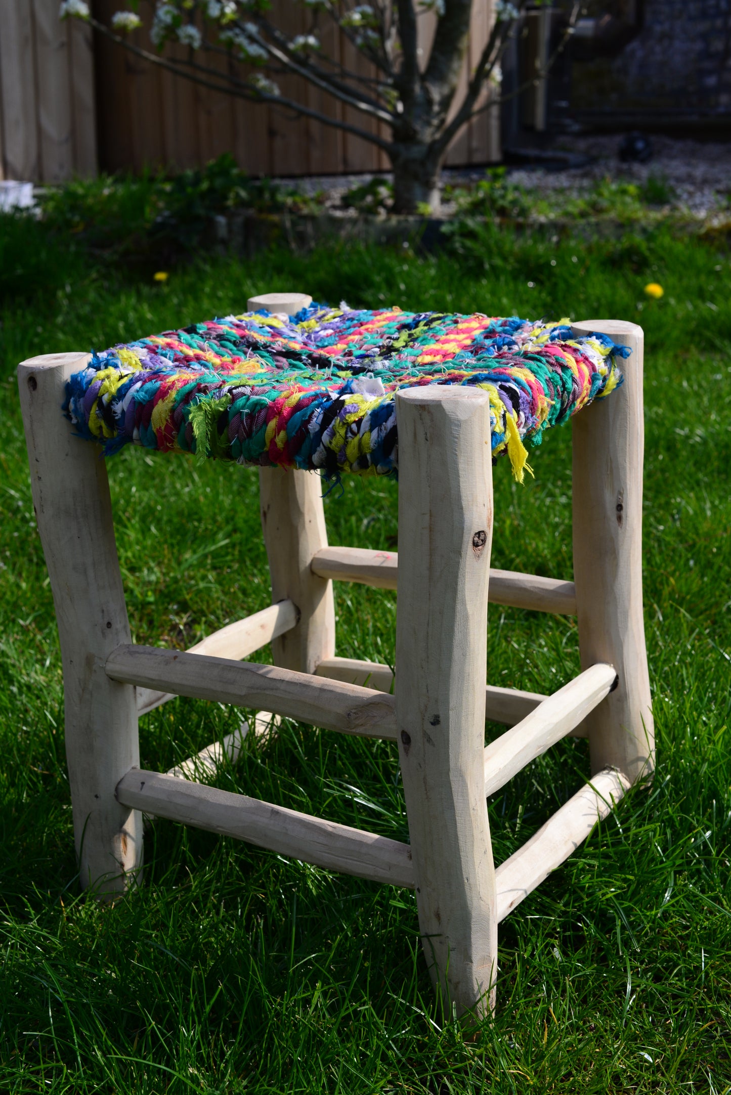 Tabouret en boucherouite 40 cm