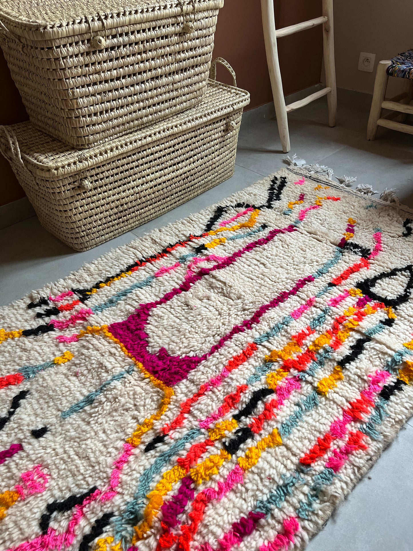 Panier à linge 80 cm, vue de profil
