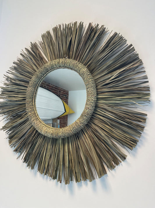 Miroir en palmier Ø 35 cm/70 cm